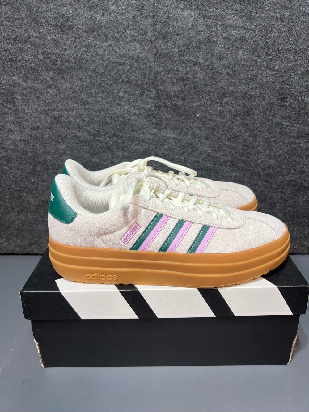 Adidas VL Court Bold Women’s Sneakers Size 8.5 - Picture 7 of 14